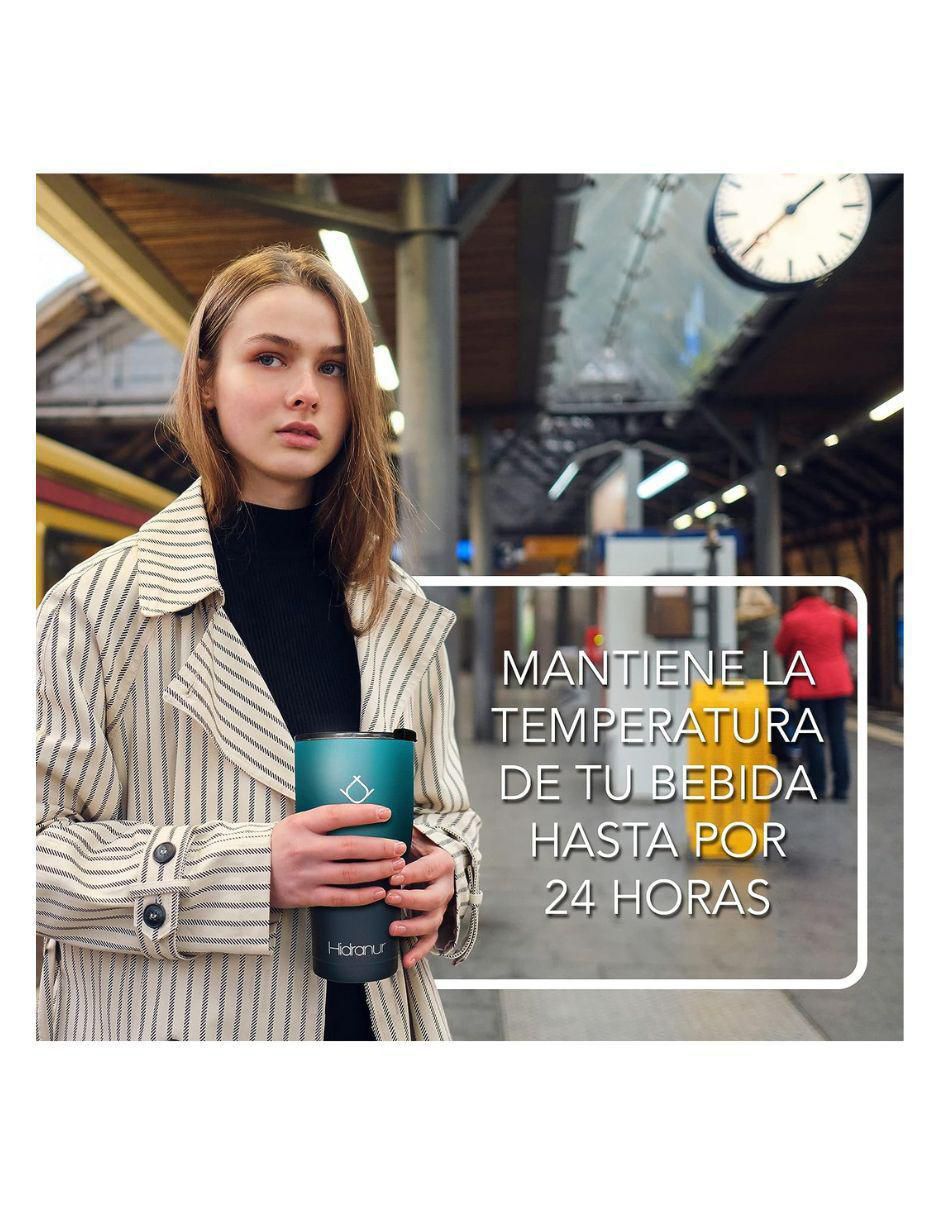 Termo de acero inoxidable con tapa flip top 5
