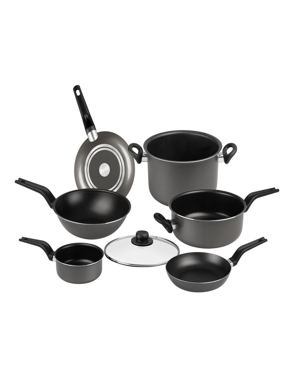 Batería de cocina Evolution Novo de aluminio antiadherente convencional 7 piezas Batería de cocina Evolution Novo de aluminio antiadherente convencional 7 piezas