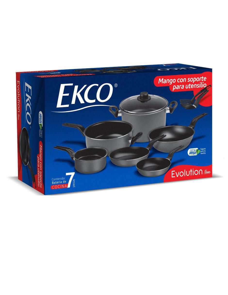 Batería de cocina Evolution Novo de aluminio antiadherente convencional 7 piezas 2