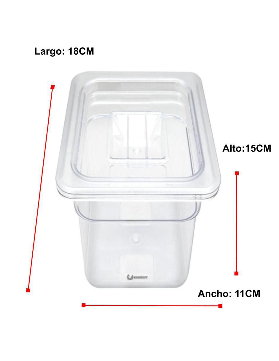 Organizador para refrigerador de plástico 3
