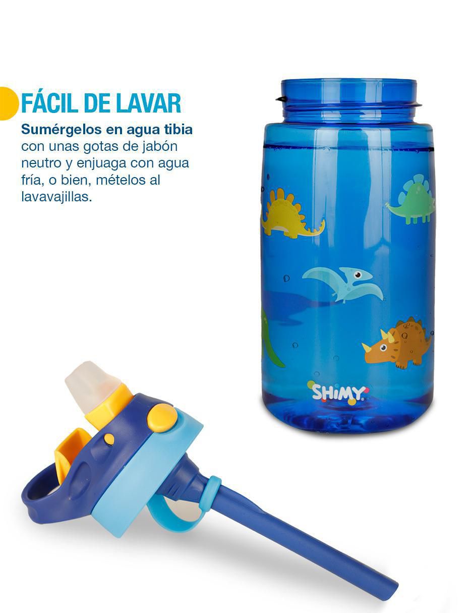 Set botella de agua shimy sin familia "de" tritán