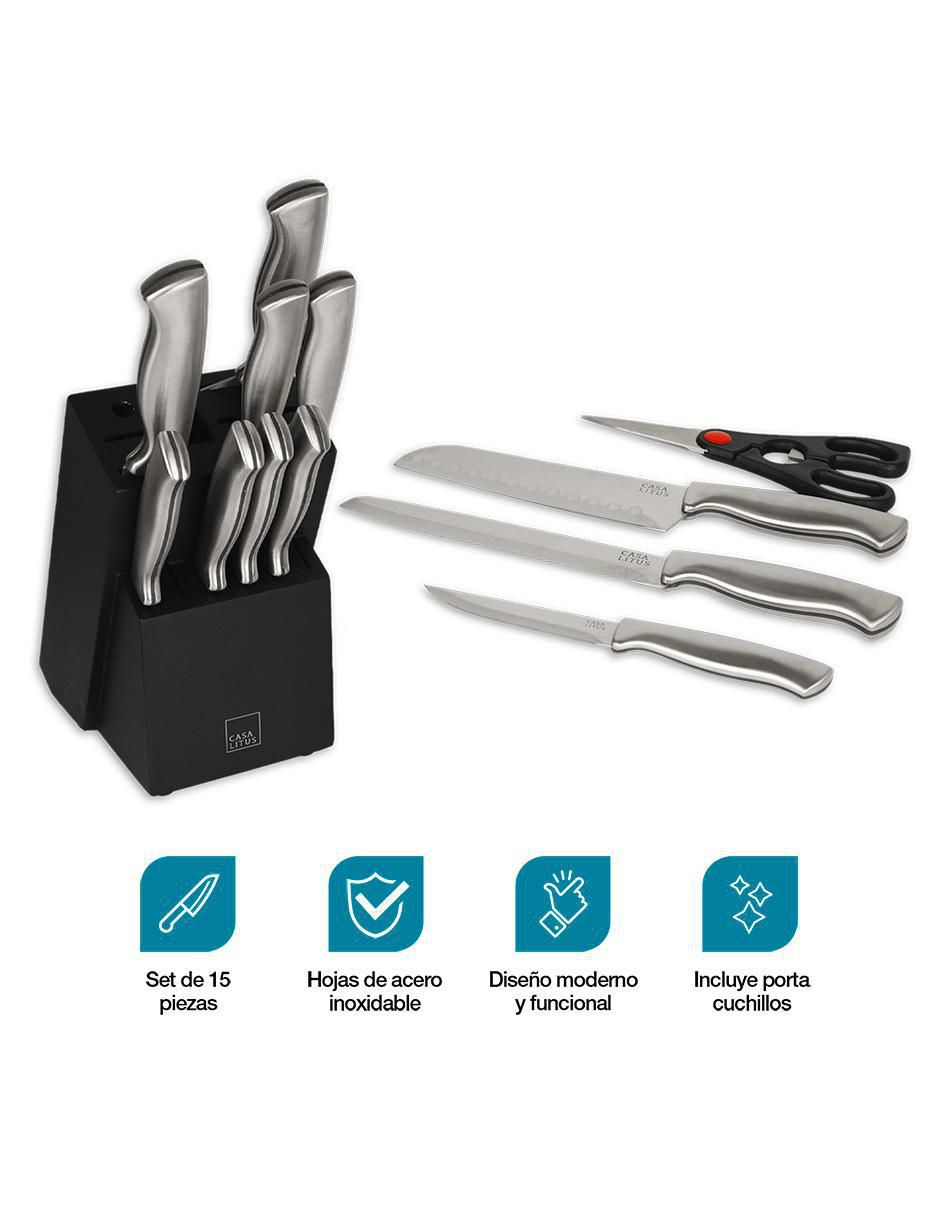 Set de cuchillos utilitario  15 piezas 2