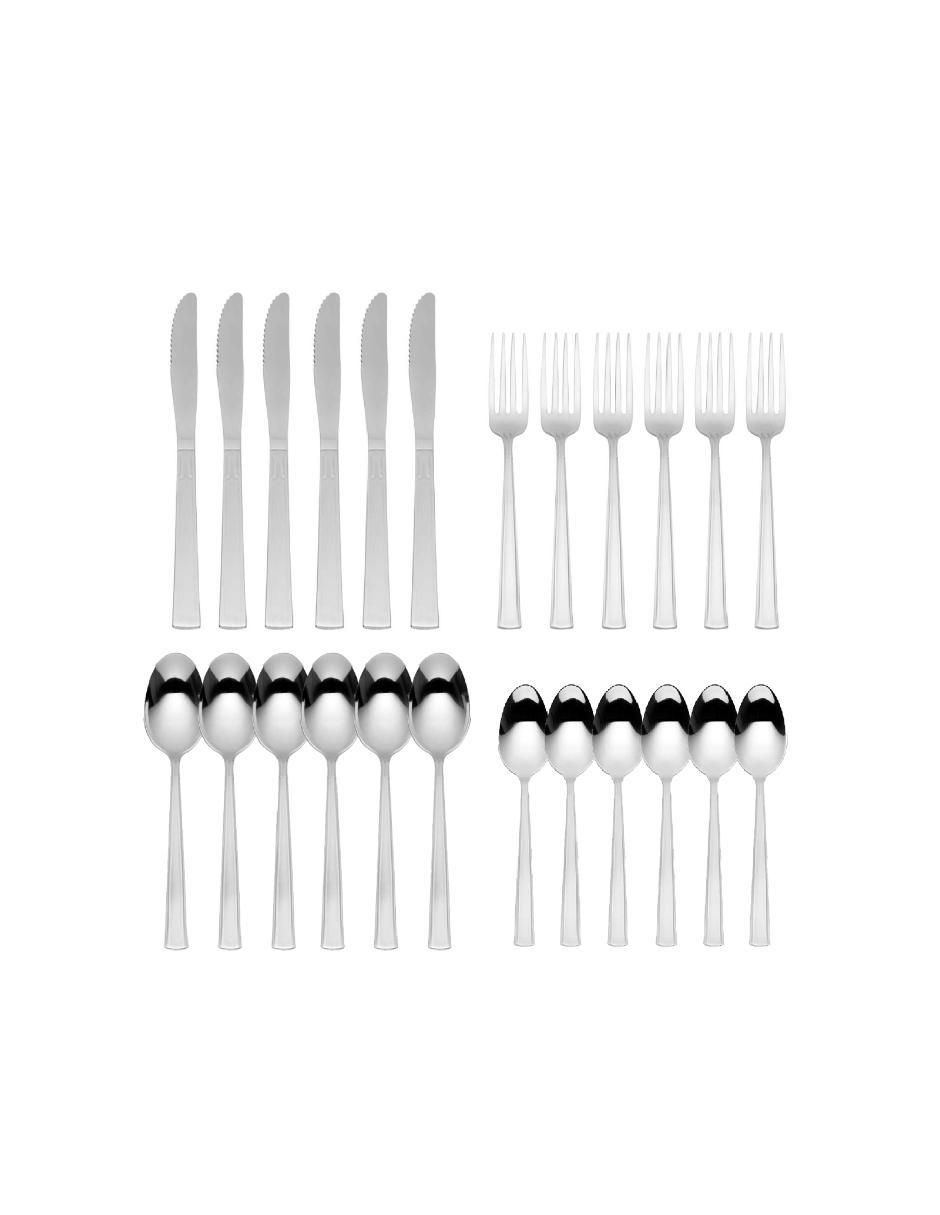 Set cubiertos Moven de acero inoxidable 24 piezas