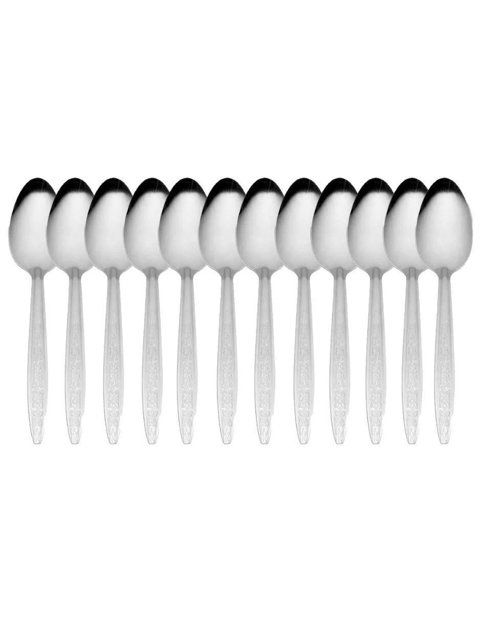 Set cubiertos Laurel de acero inoxidable 12 piezas Set cubiertos Laurel de acero inoxidable 12 piezas