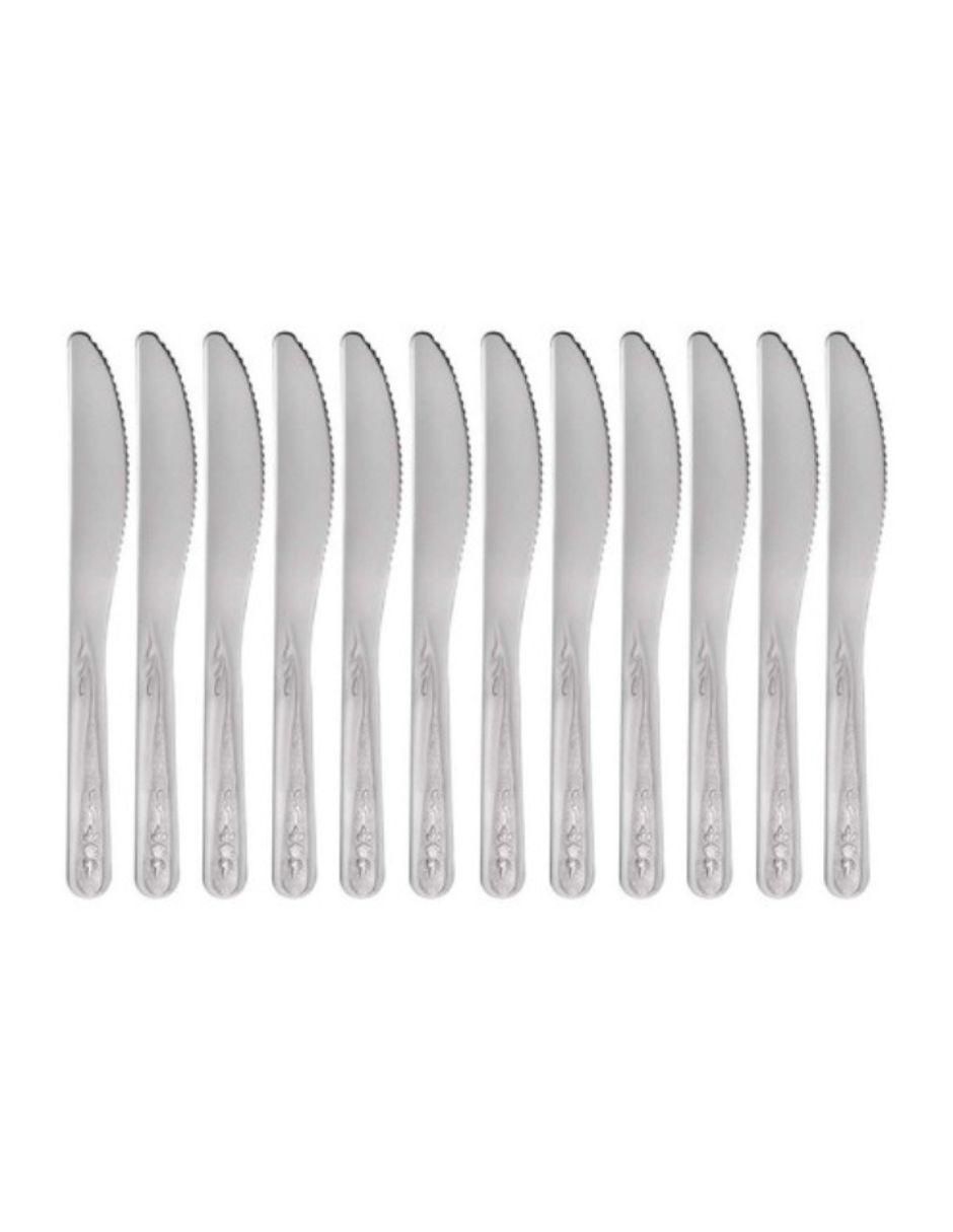Set cubiertos Jazmín de acero inoxidable 12 piezas