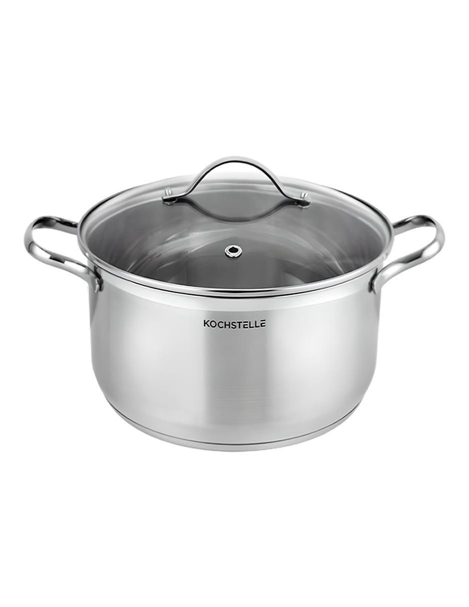 Batería de cocina de acero inoxidable antiadherente combinado 8 piezas 2