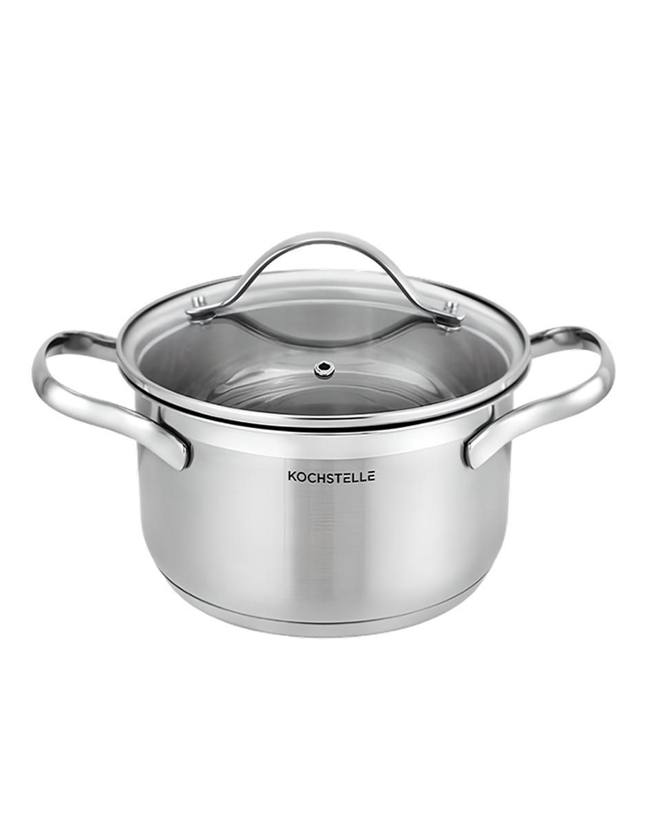 Batería de cocina de acero inoxidable antiadherente combinado 8 piezas 3