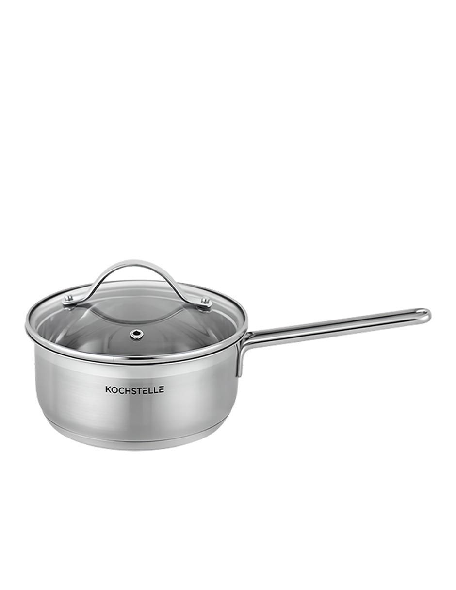 Batería de cocina de acero inoxidable antiadherente combinado 8 piezas 5