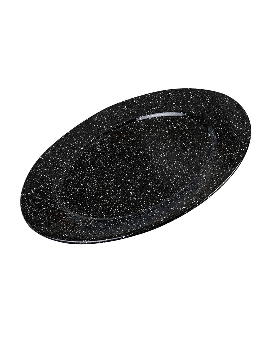 Plato trinche Peltre de Mesa de acero vitrificado Plato trinche Peltre de Mesa de acero vitrificado