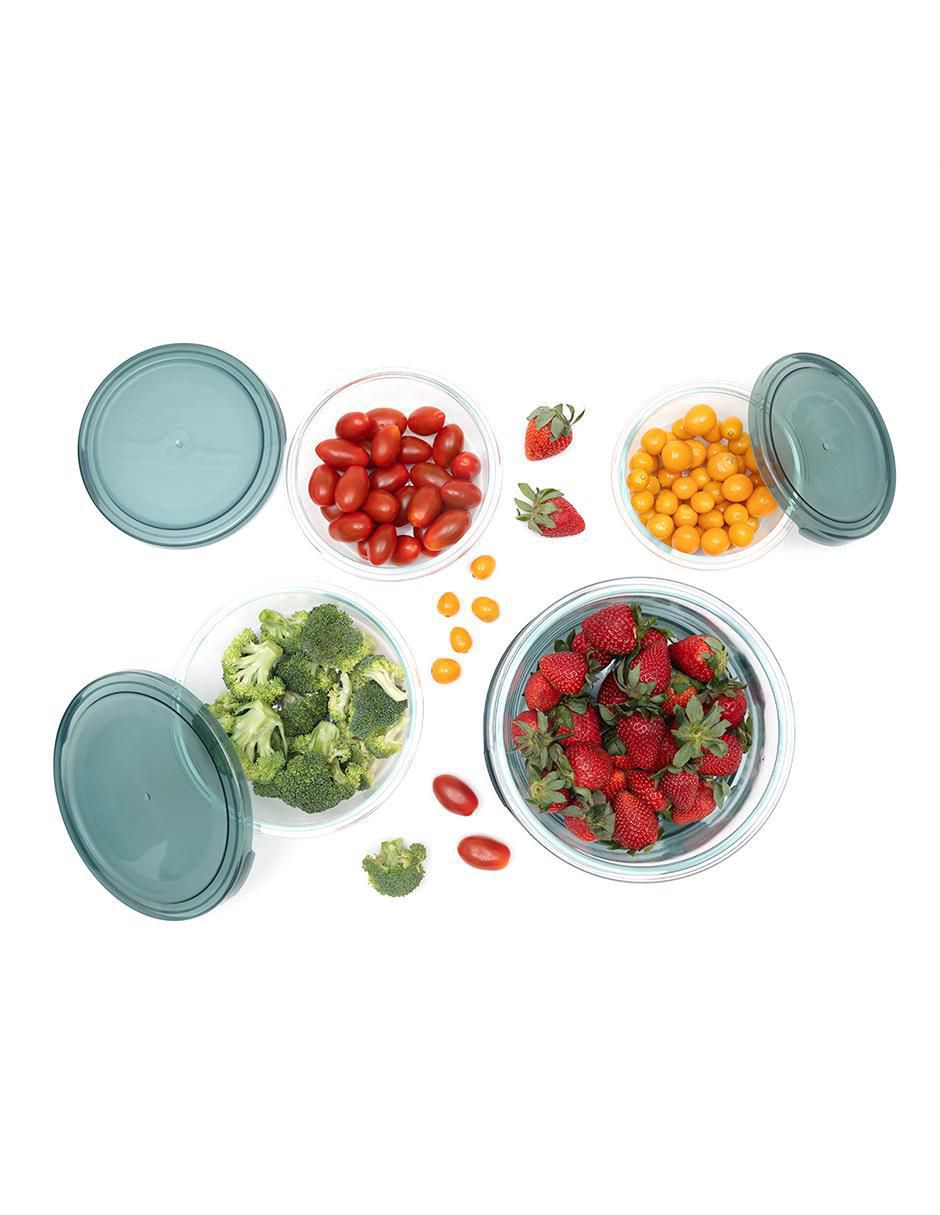 Set contenedores Kitchenware Universal de vidrio 4 piezas 3