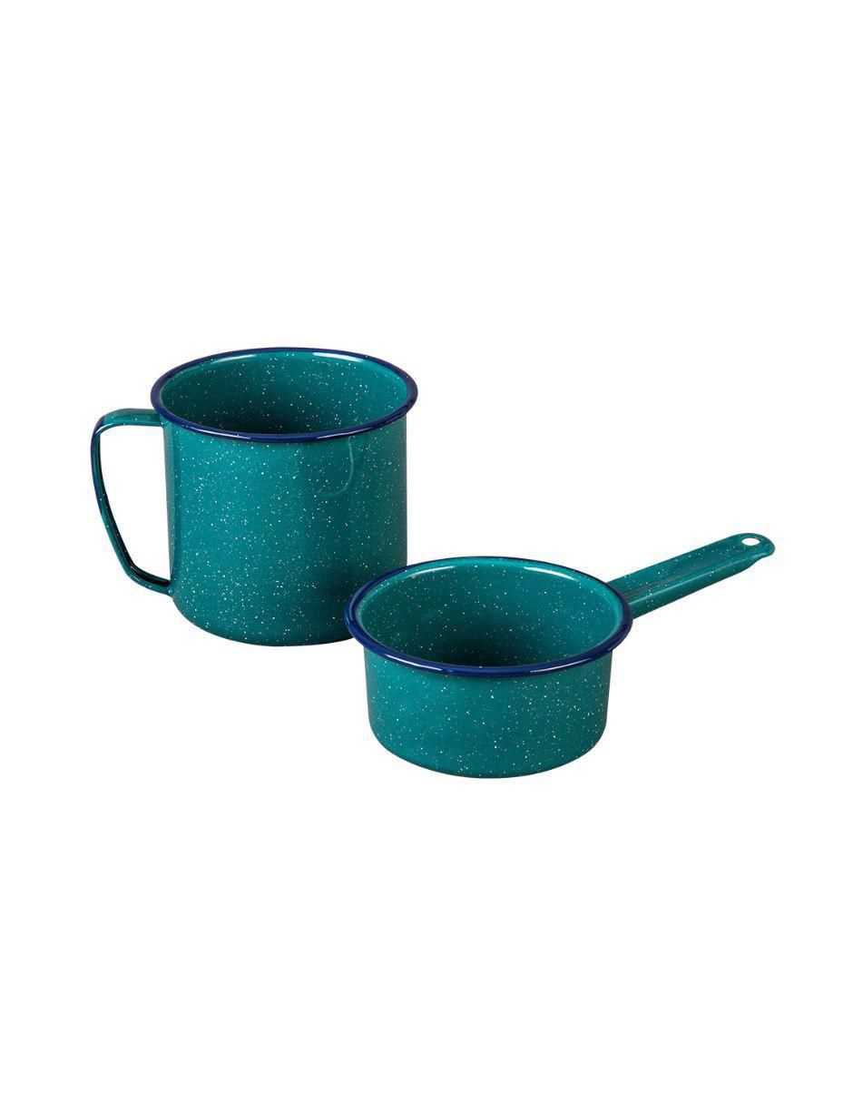 Batería de cocina Superior de acero vitrificado antiadherente convencional 10 piezas 3
