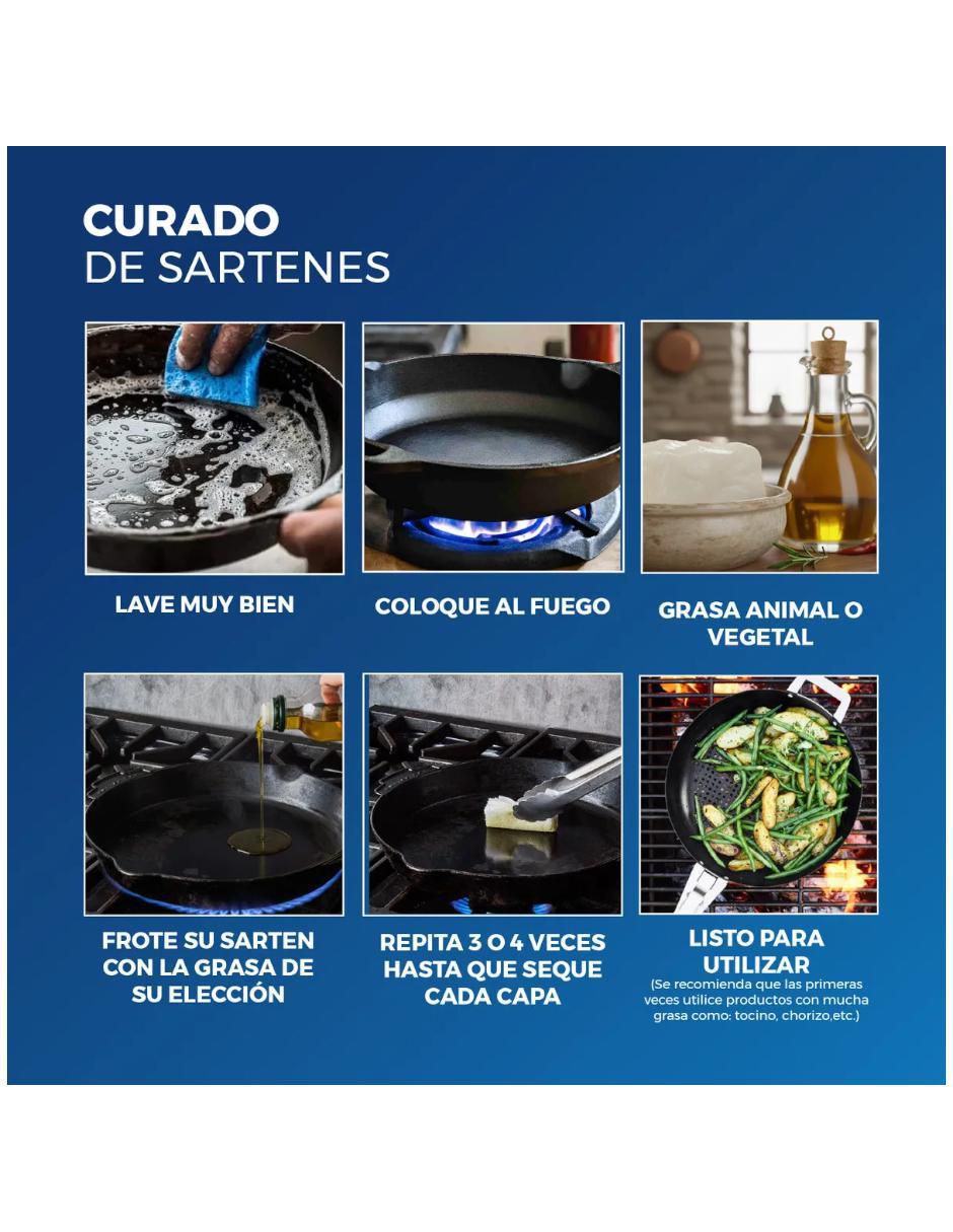Batería de cocina Belug de hierro 3 piezas 3