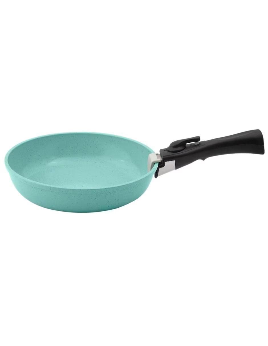 Batería de cocina Jade Smart de aluminio fundido antiadherente minerales naturales 7 piezas 2