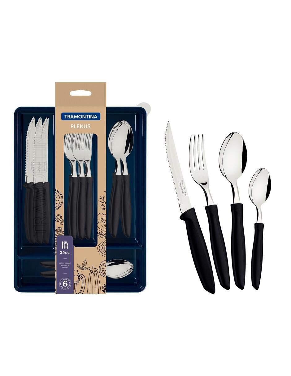 Set cubiertos Plenus de acero inoxidable 25 piezas 4