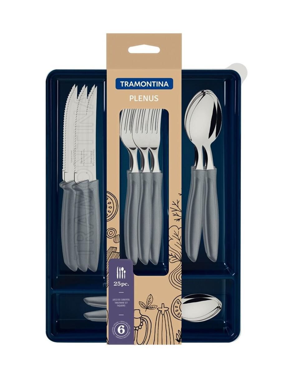 Set cubiertos Plenus de acero inoxidable 25 piezas 2