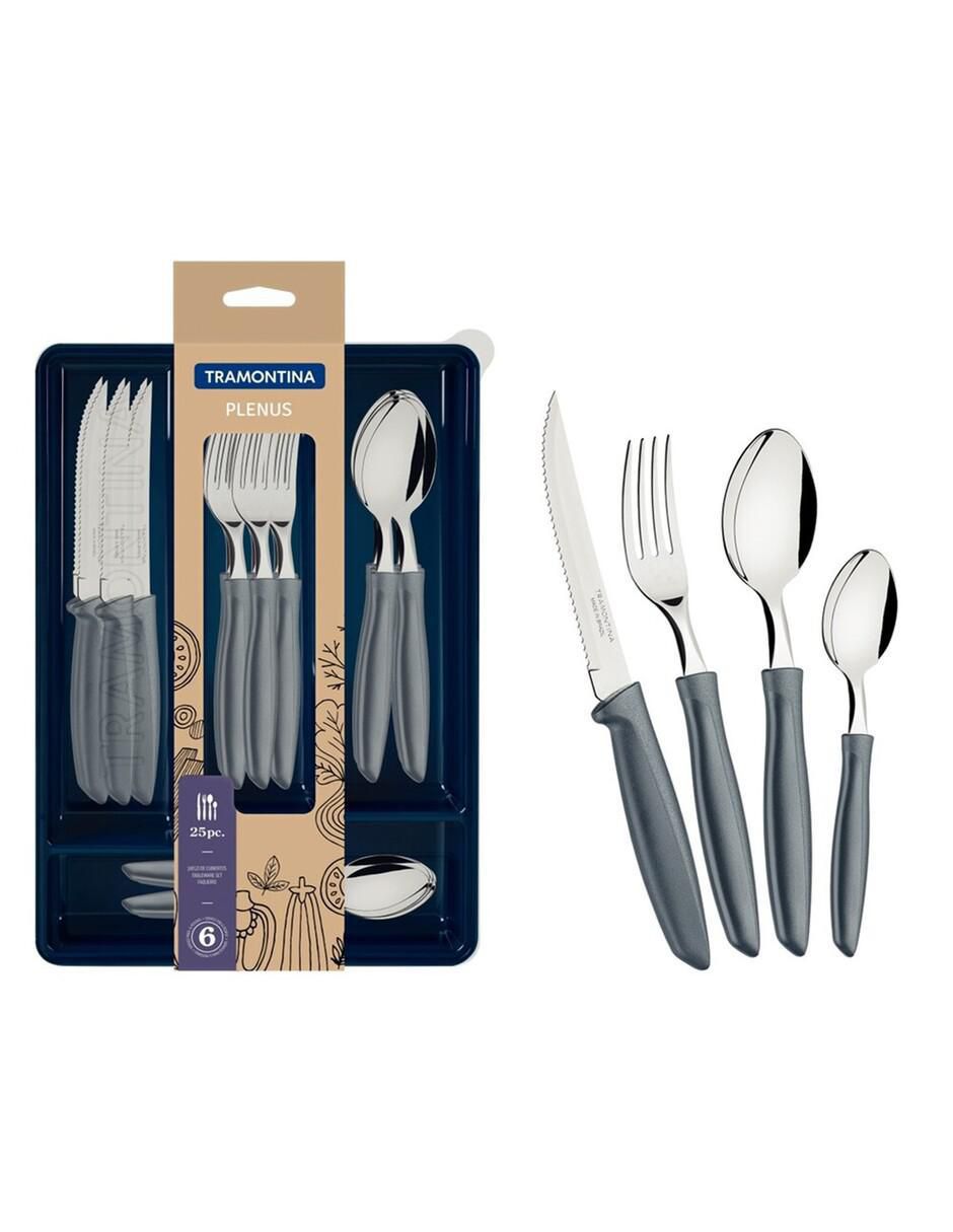 Set cubiertos Plenus de acero inoxidable 25 piezas 4
