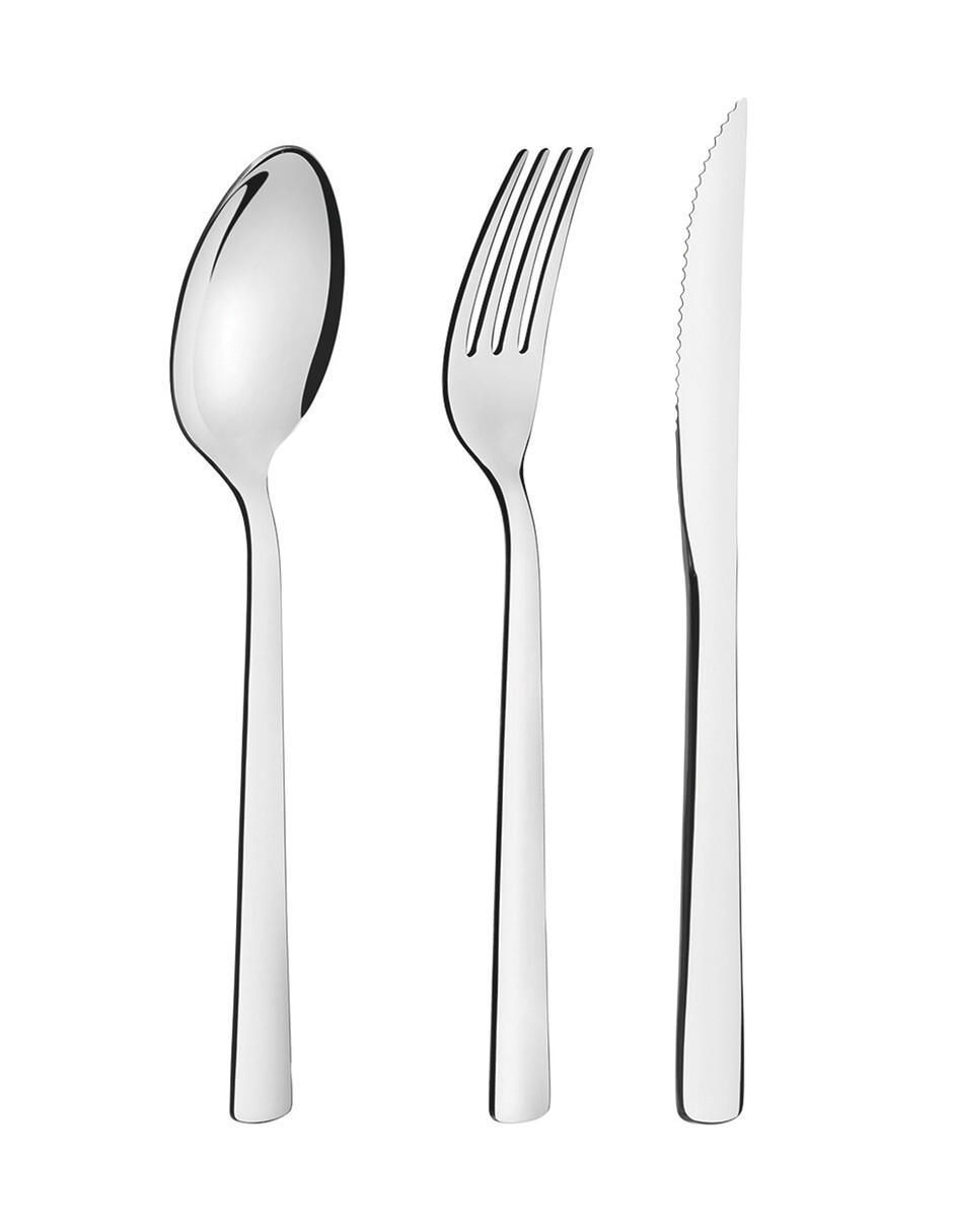 Set cubiertos Oslo de acero inoxidable 16 piezas 2