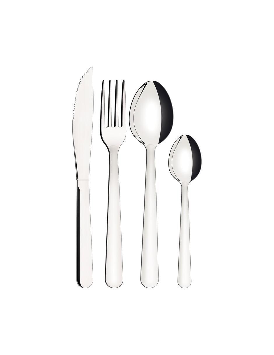 Set cubiertos Malibu de acero inoxidable 24 piezas