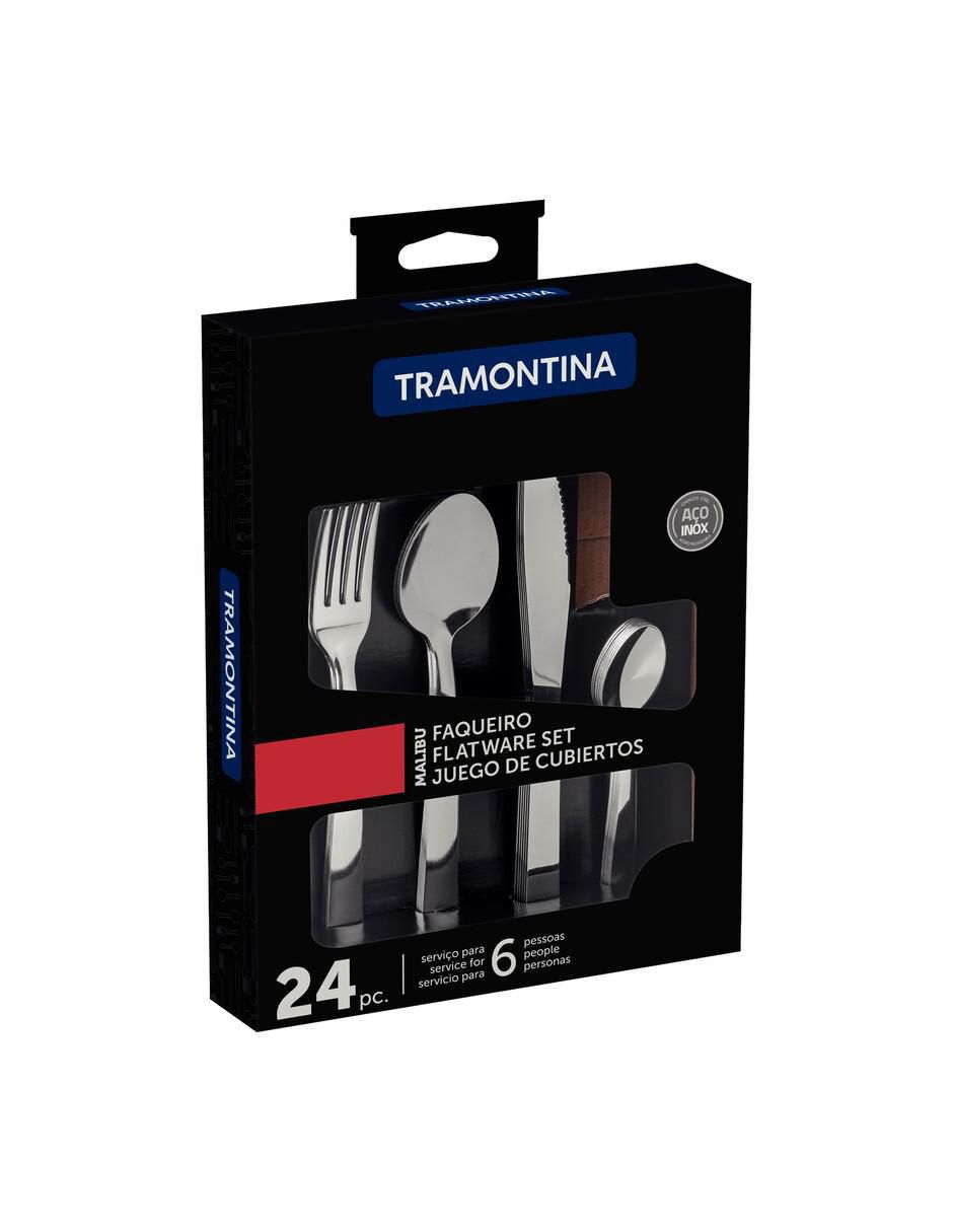 Set cubiertos Malibu de acero inoxidable 24 piezas 2