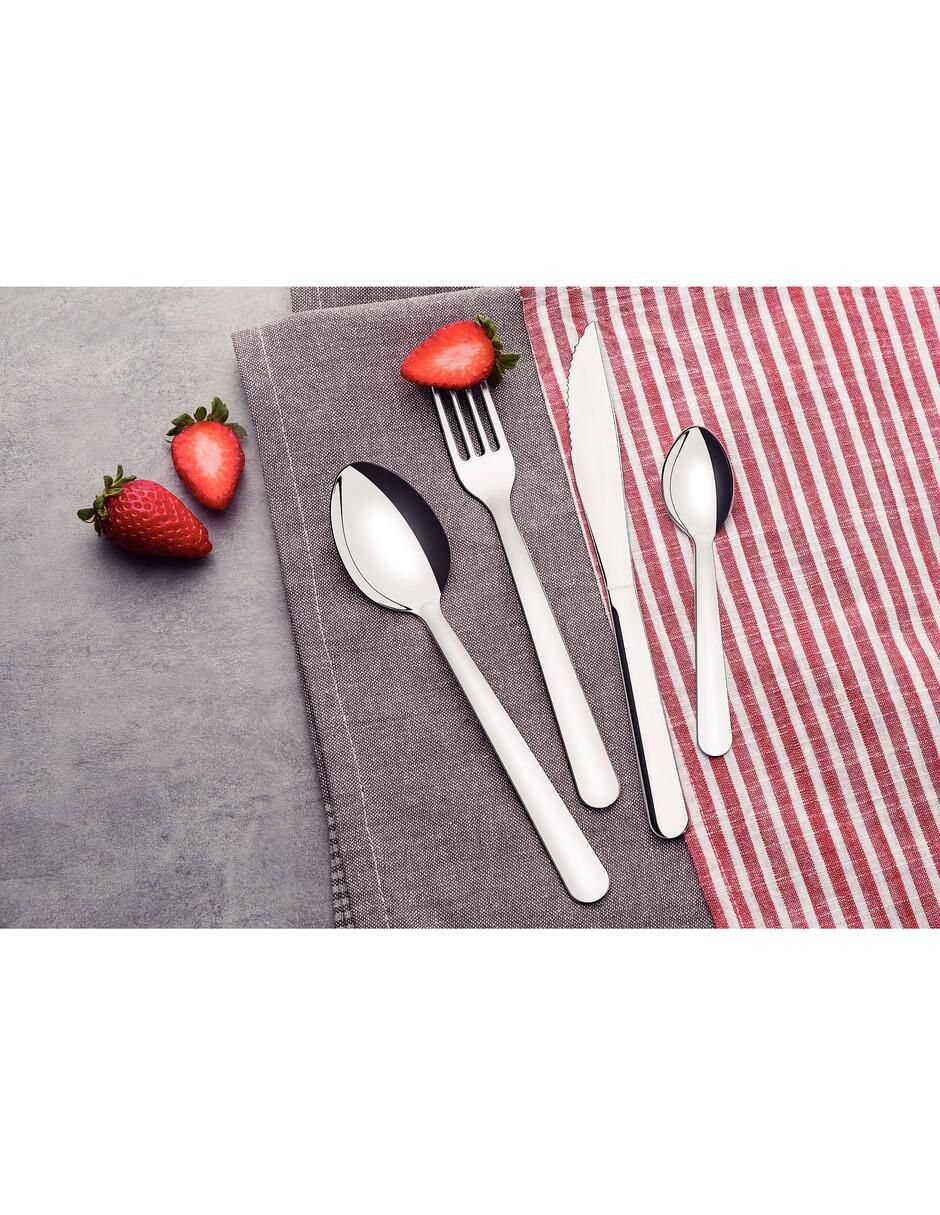 Set cubiertos Malibu de acero inoxidable 24 piezas 4