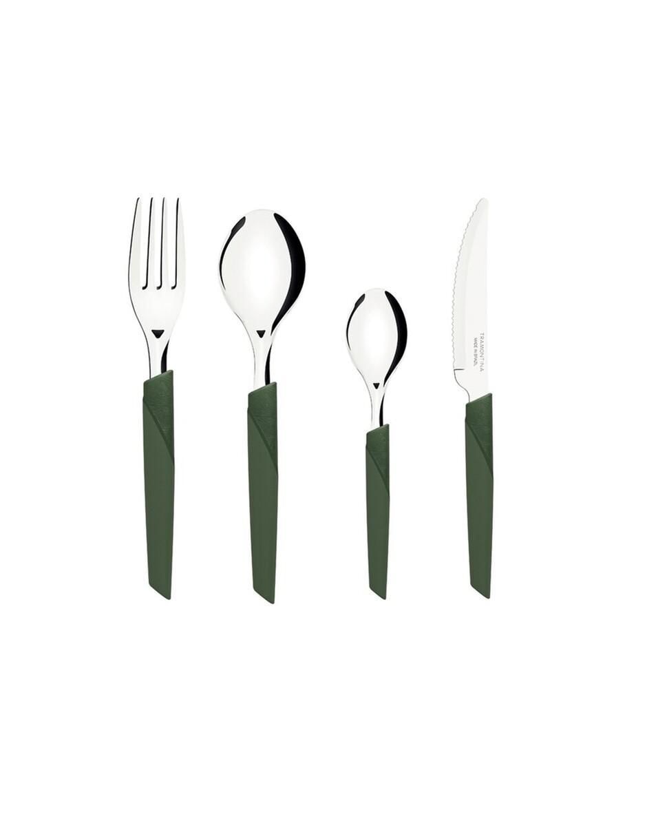 Set cubiertos Lyf de acero inoxidable 16 piezas