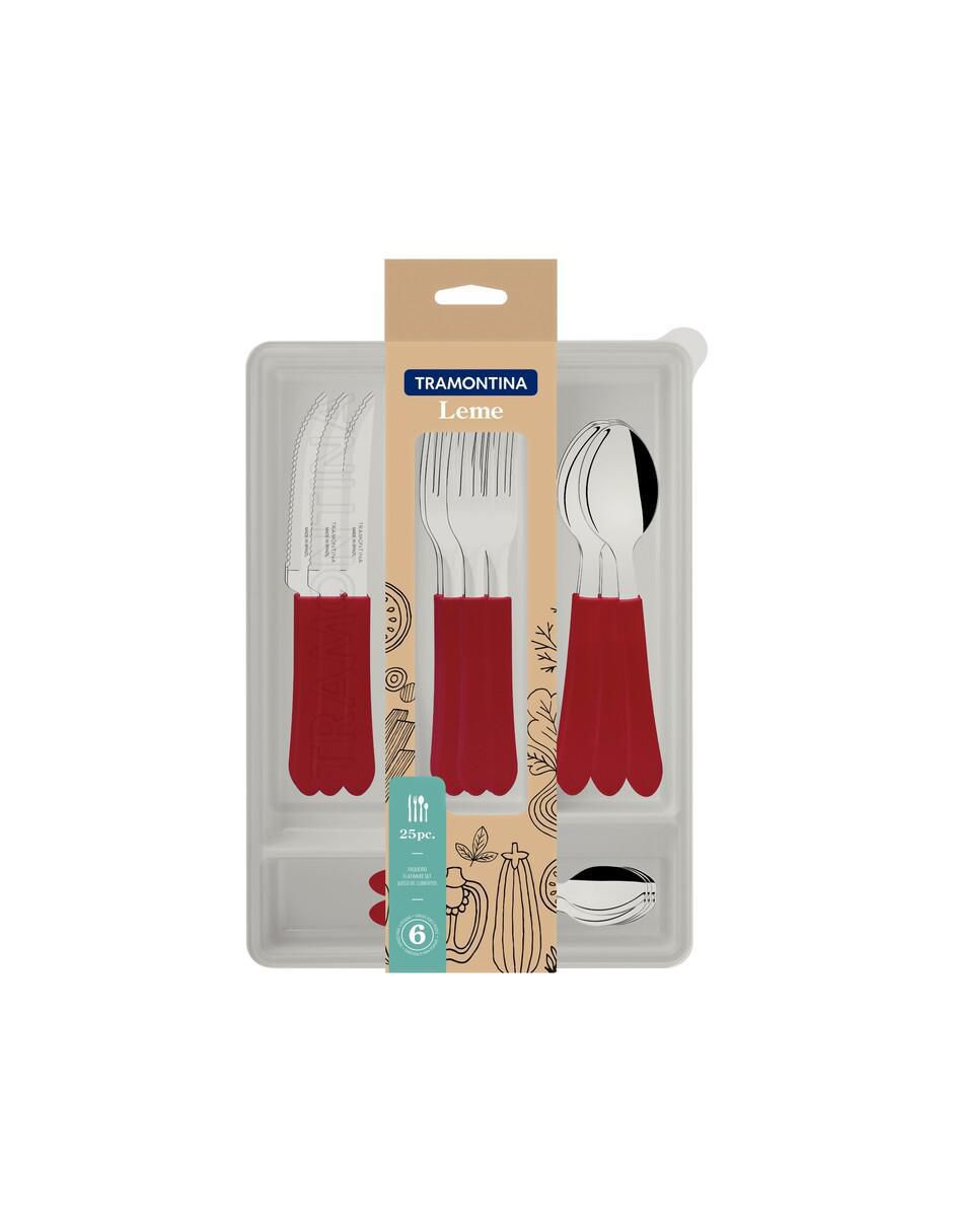Set cubiertos Leme de acero inoxidable 25 piezas 2
