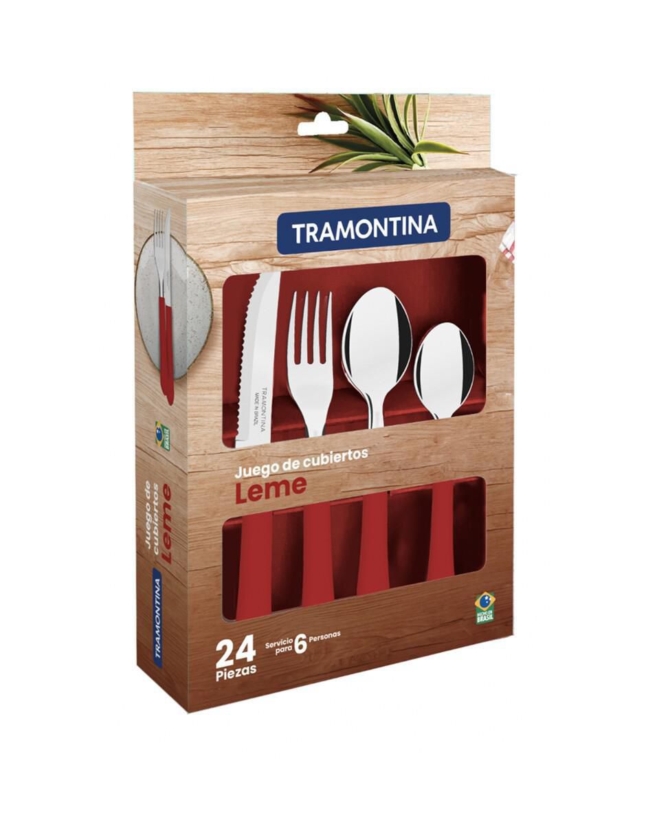 Set cubiertos Leme de acero inoxidable 24 piezas 2