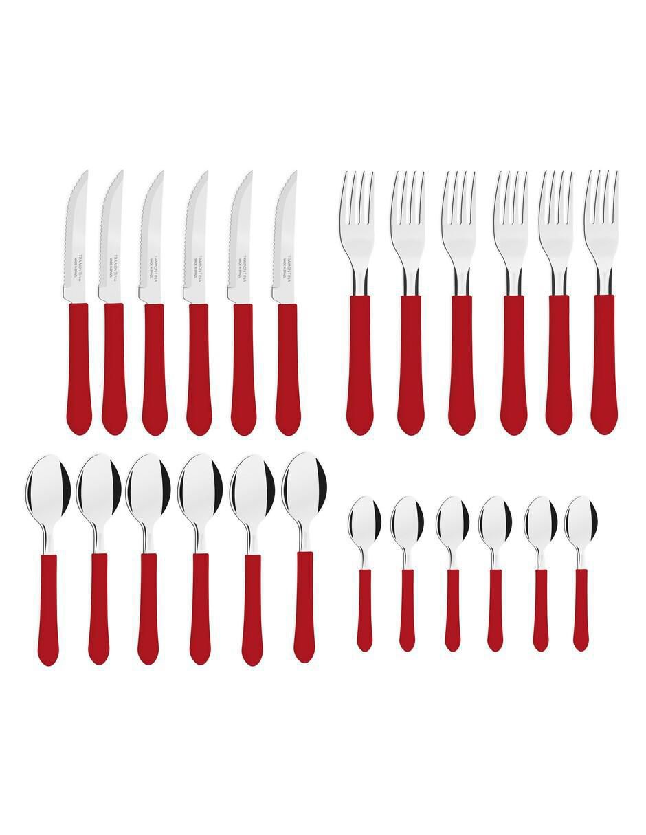 Set cubiertos Leme de acero inoxidable 24 piezas 3