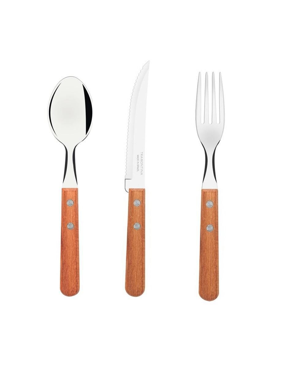 Set cubiertos Dynamic de acero inoxidable 18 piezas