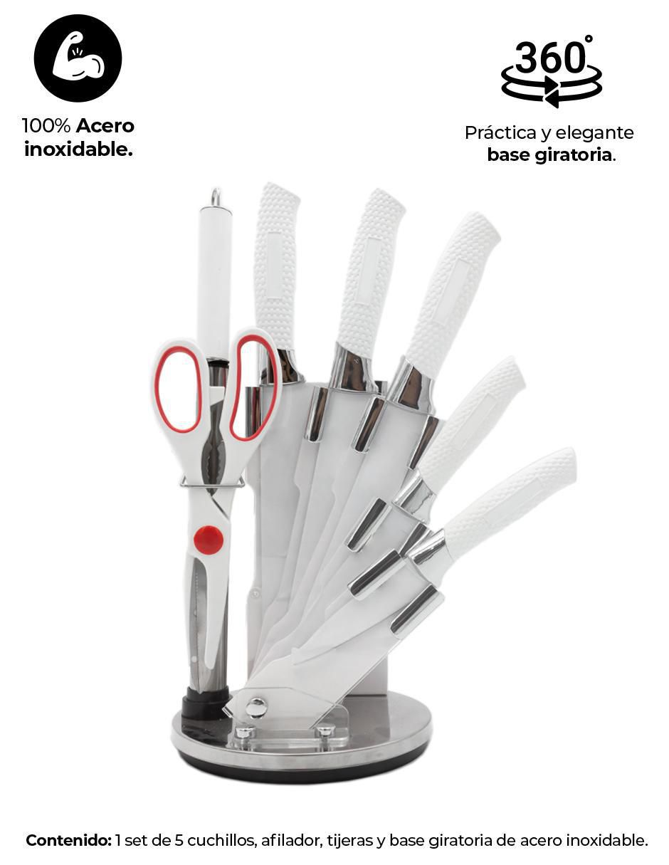 Set de cuchillos utilitario tuomei 8 piezas 3