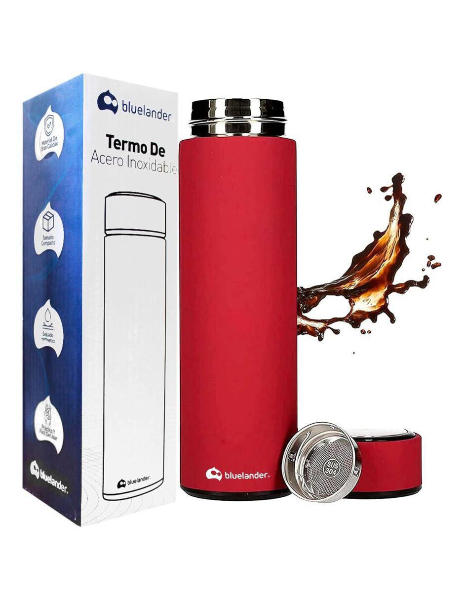 Termo 1 pieza "piezas" bluelander "de" acero inoxidable sin familia o colección "con tapa" rosca 500 ml