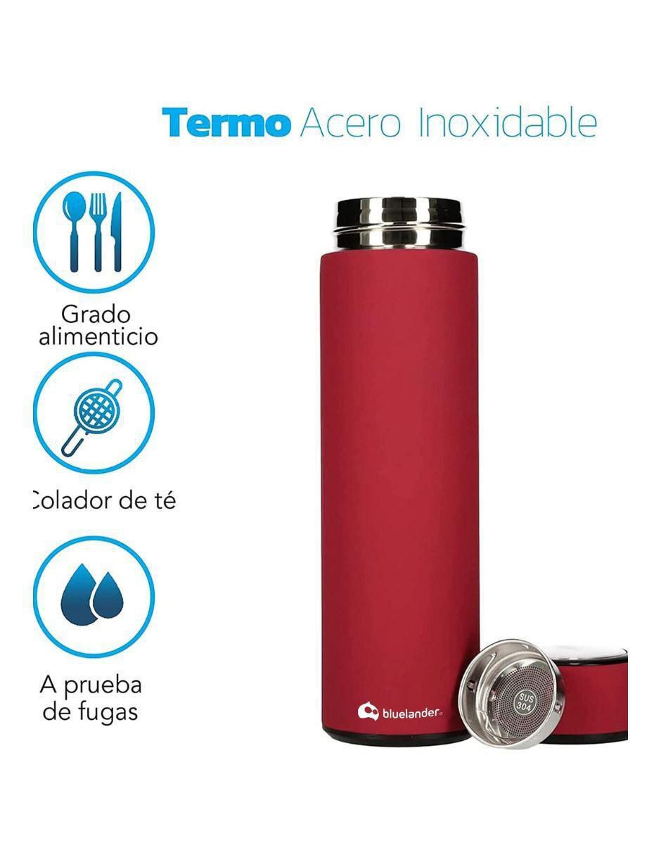 Termo 1 pieza "piezas" bluelander "de" acero inoxidable sin familia o colección "con tapa" rosca 500 ml