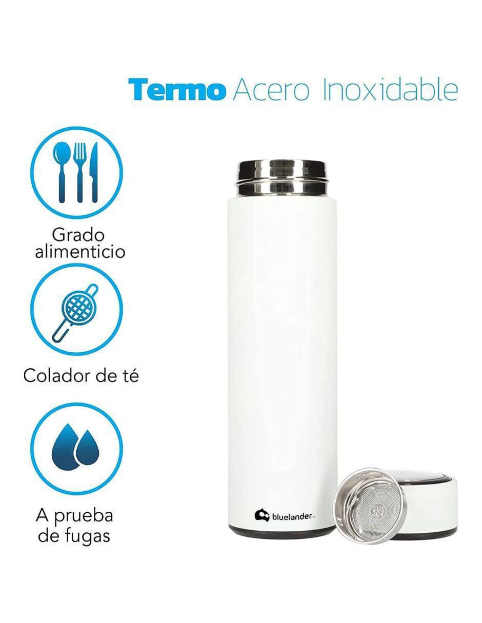 Termo de acero inoxidable con tapa rosca 500 ml 5