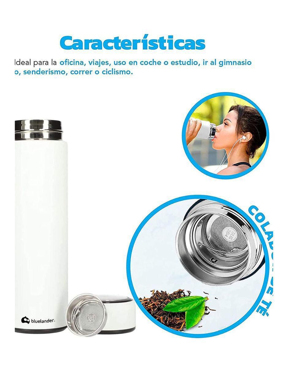 Termo de acero inoxidable con tapa rosca 500 ml 6
