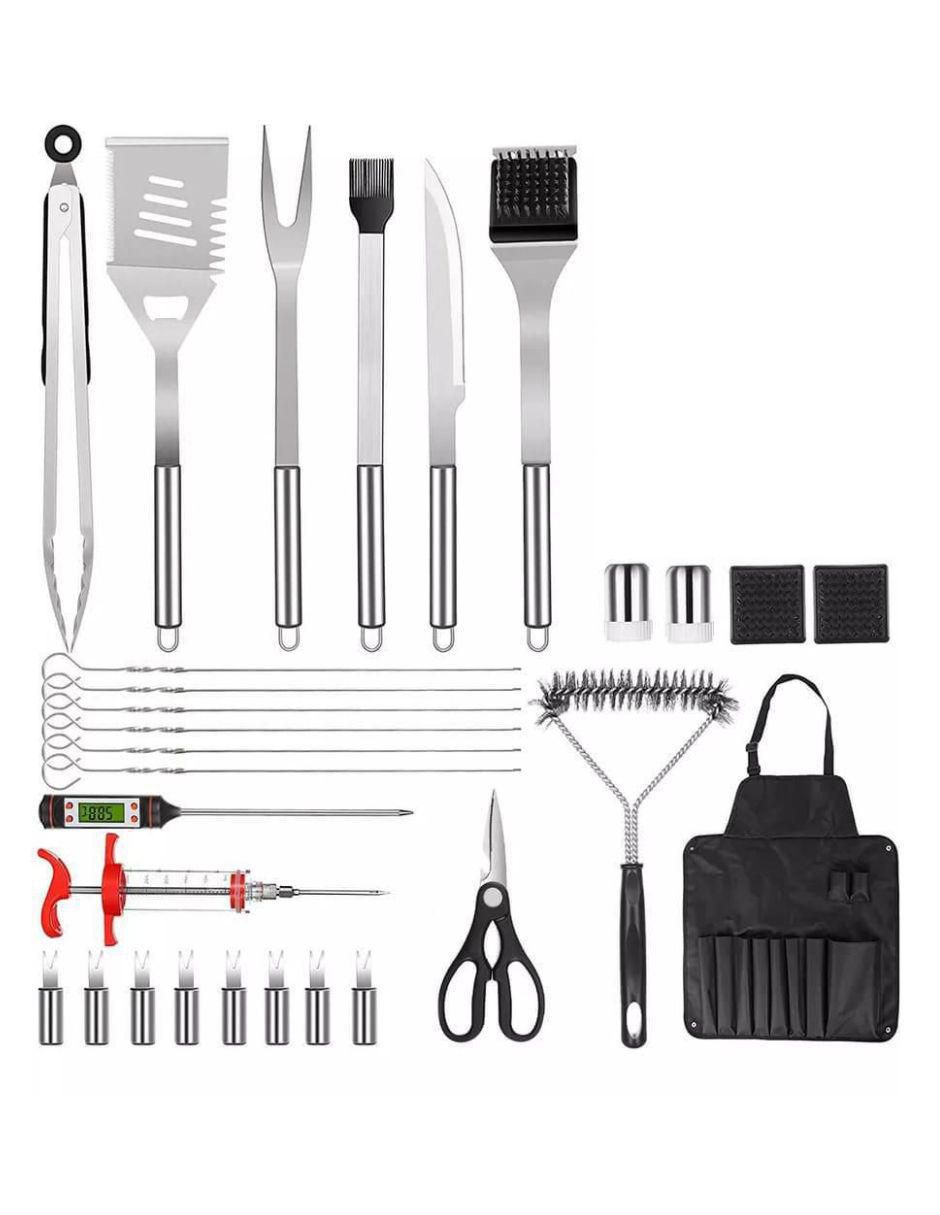 Set utensilios de acero inoxidable