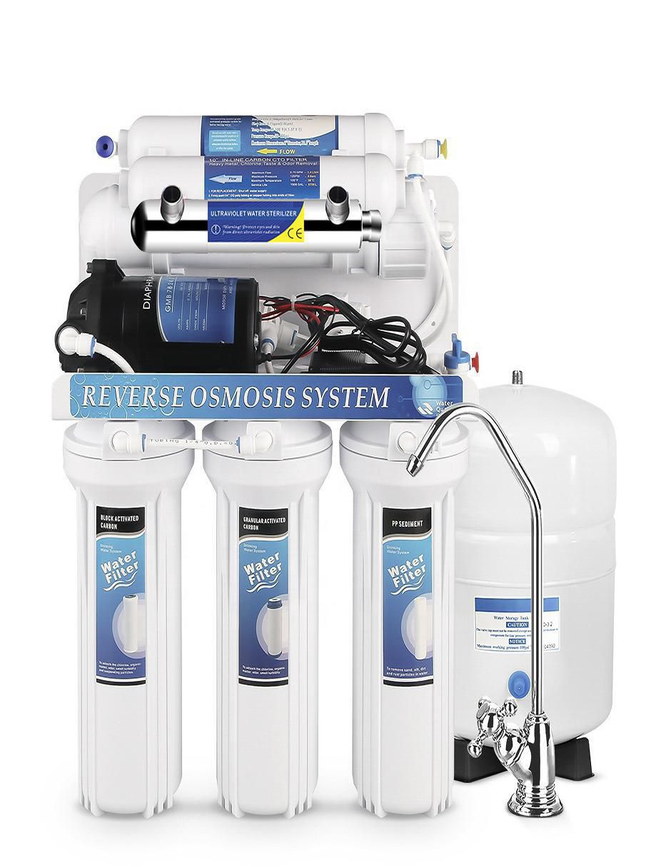 Filtro purificador de agua 7 etapas ósmosis inversa Filtro purificador de agua 7 etapas ósmosis inversa