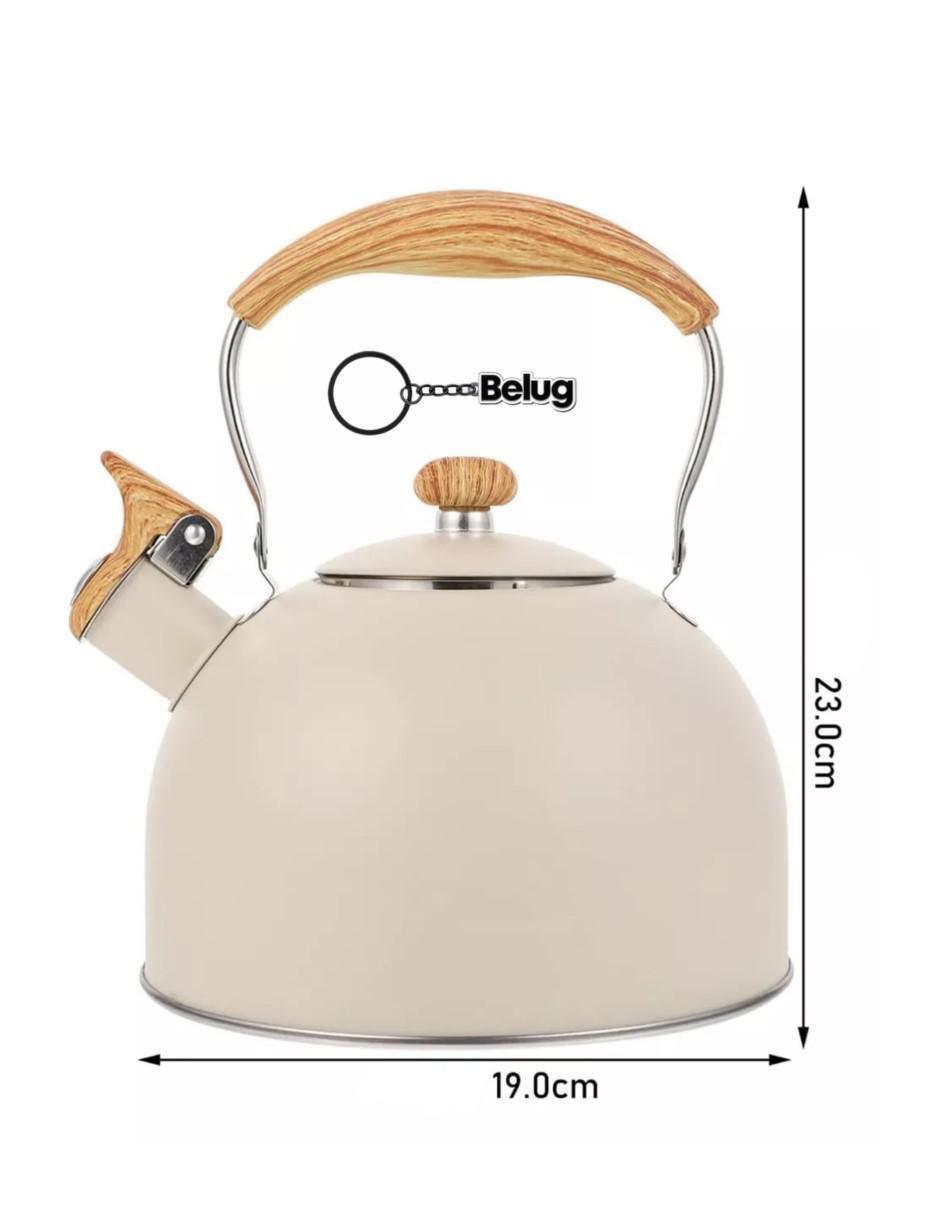 Tetera silbadora de acero inoxidable 5