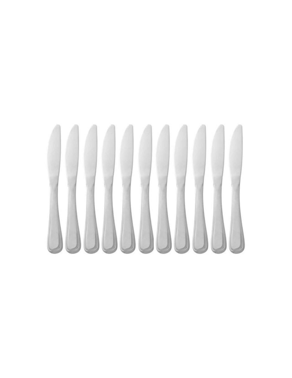 Set cubiertos Niza II de acero inoxidable 12 piezas