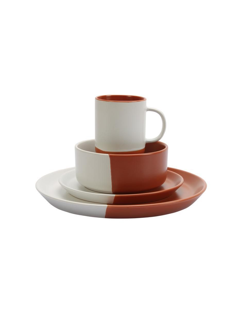 Vajilla cerrada mesa de porcelana para 4 personas 3