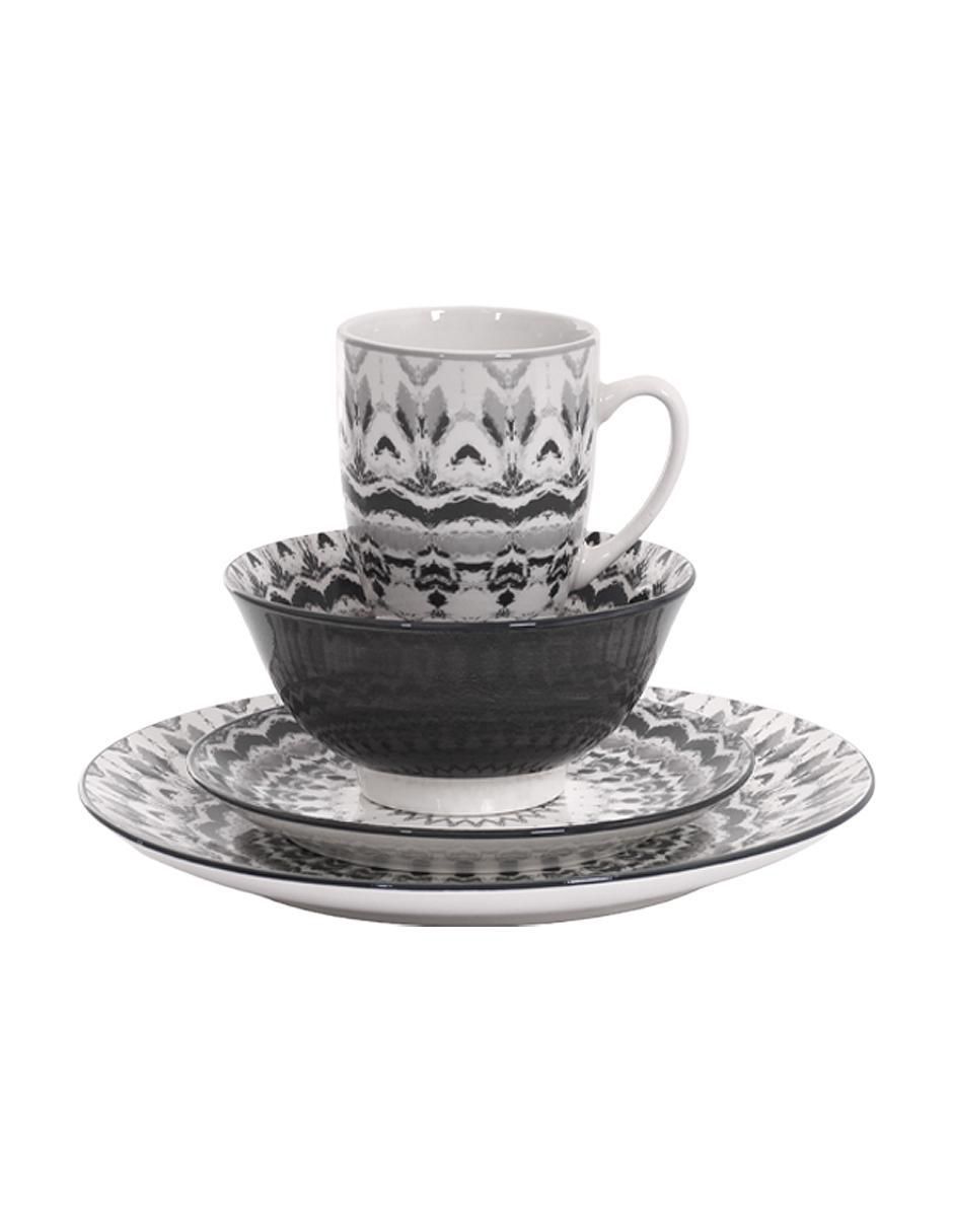Vajilla cerrada mesa de porcelana para 4 personas 3