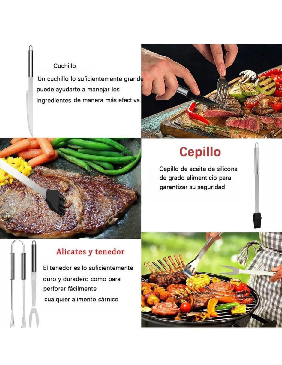 Set utensilios de acero inoxidable 3
