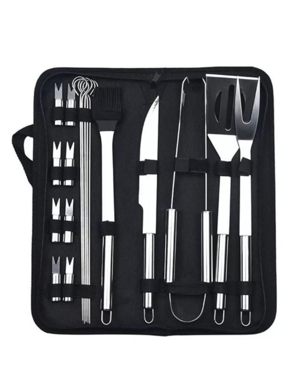 Set utensilios de acero inoxidable Set utensilios de acero inoxidable