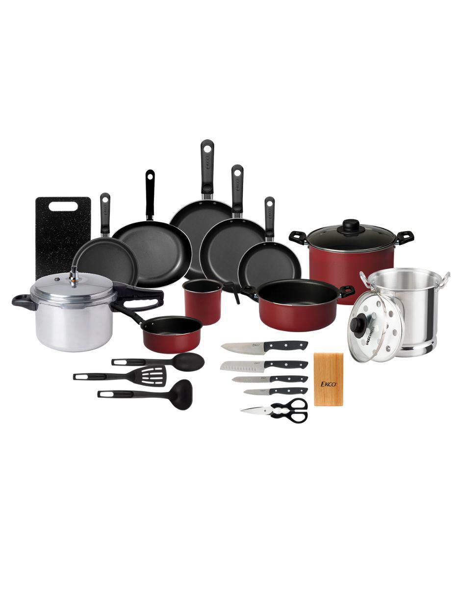Batería de cocina Trends de aluminio antiadherente sin PFOA 25 piezas