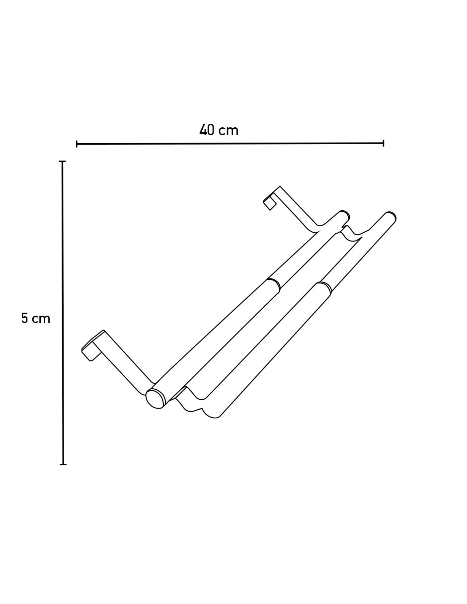 Toallero de puerta de acero inoxidable 5