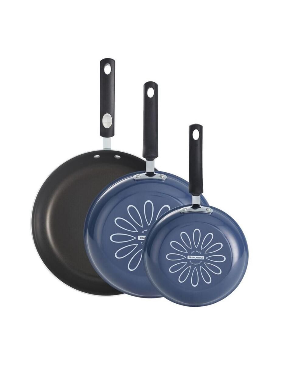 Set de sartenes Porcelanizados de aluminio 3 piezas