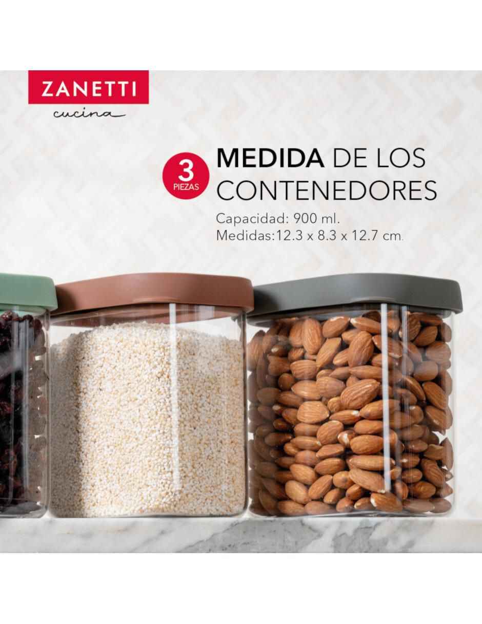 Set contenedores de vidrio 3 piezas 3