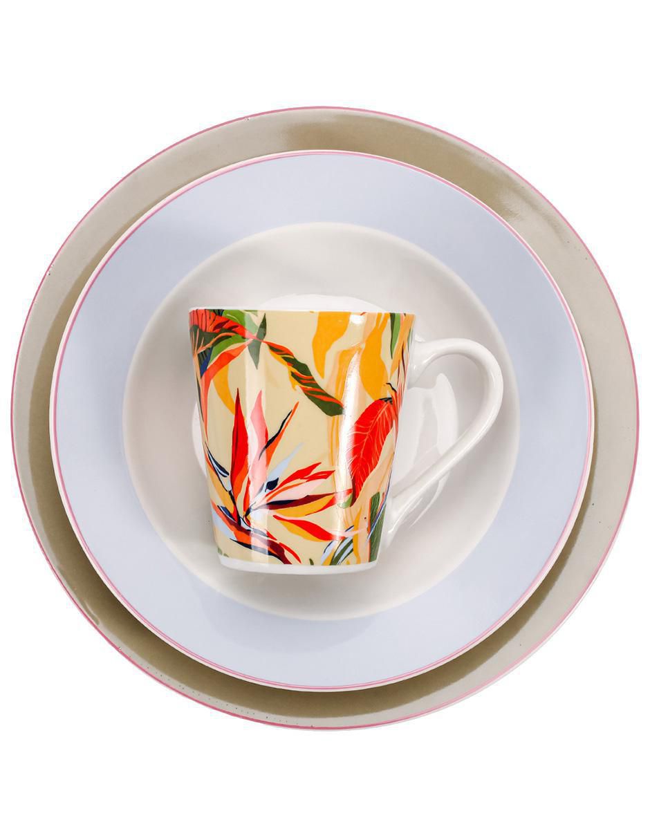 Vajilla cerrada paradise de porcelana para 4 personas 3