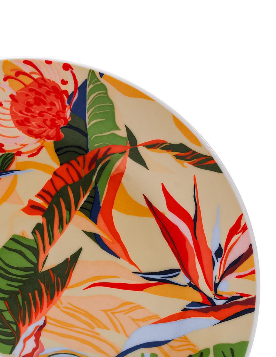 Vajilla cerrada paradise de porcelana para 4 personas 4