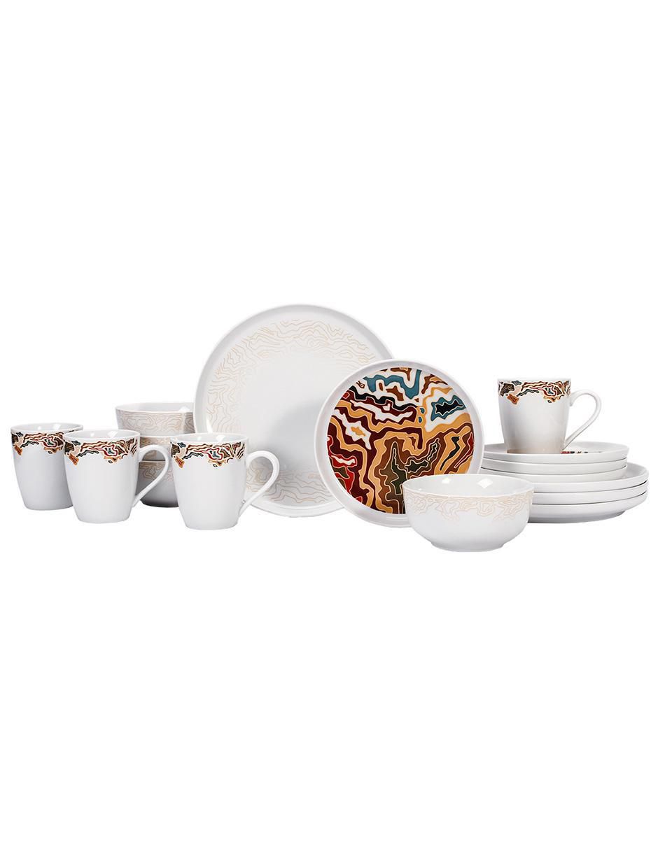 Vajilla cerrada chartes de porcelana para 4 personas
