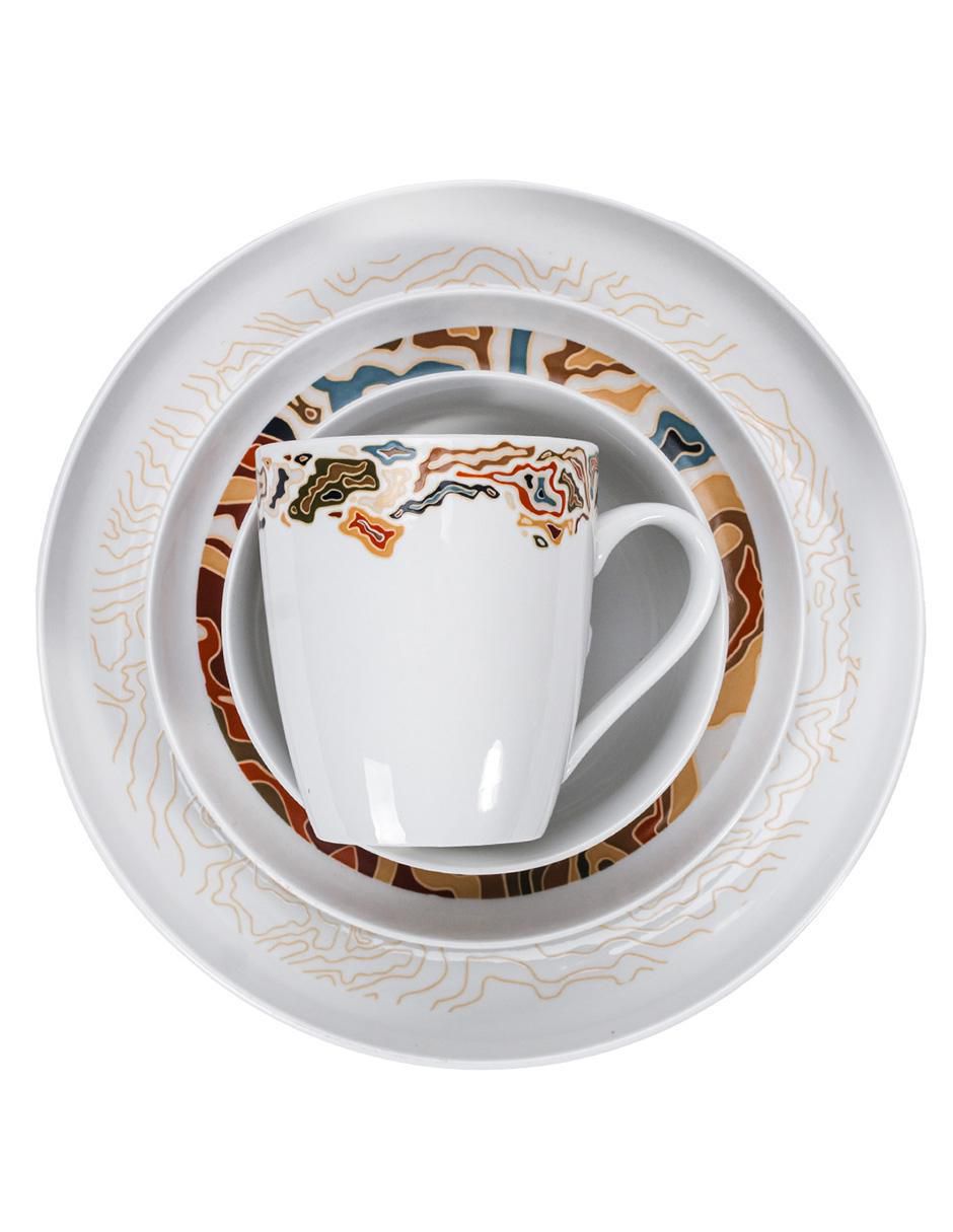 Vajilla cerrada chartes de porcelana para 4 personas 3